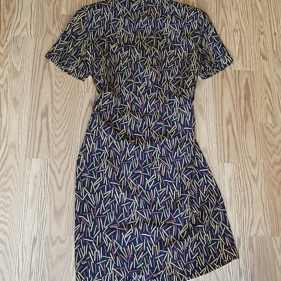 Silk Button Front Dress - Picture 4 of 5